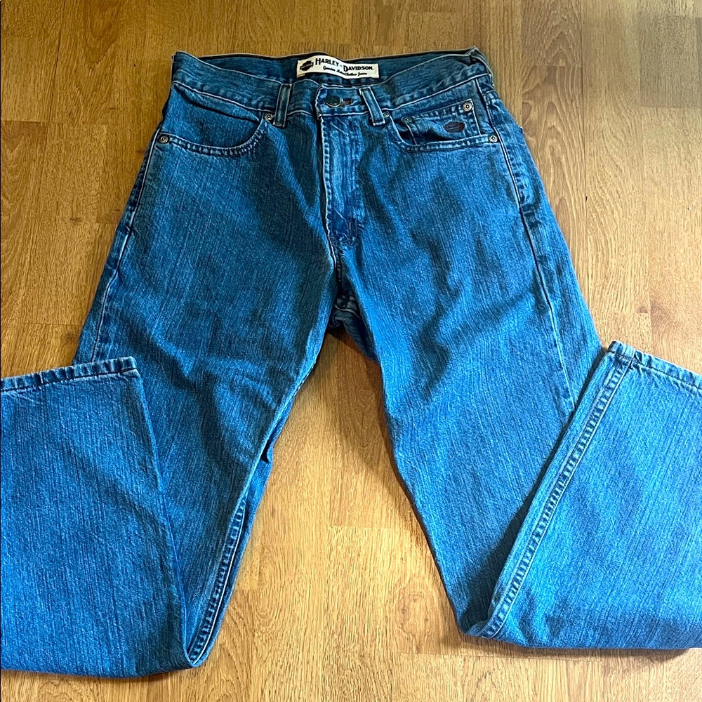 Harley Davidson Blue Jeans